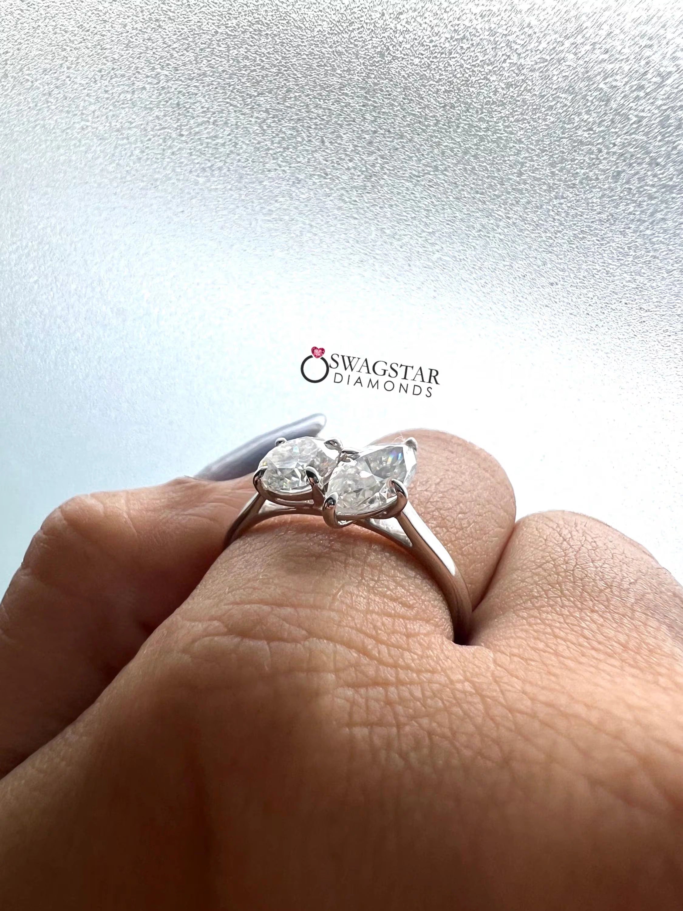 Lab Grown Diamond Marquise Cut Ring.