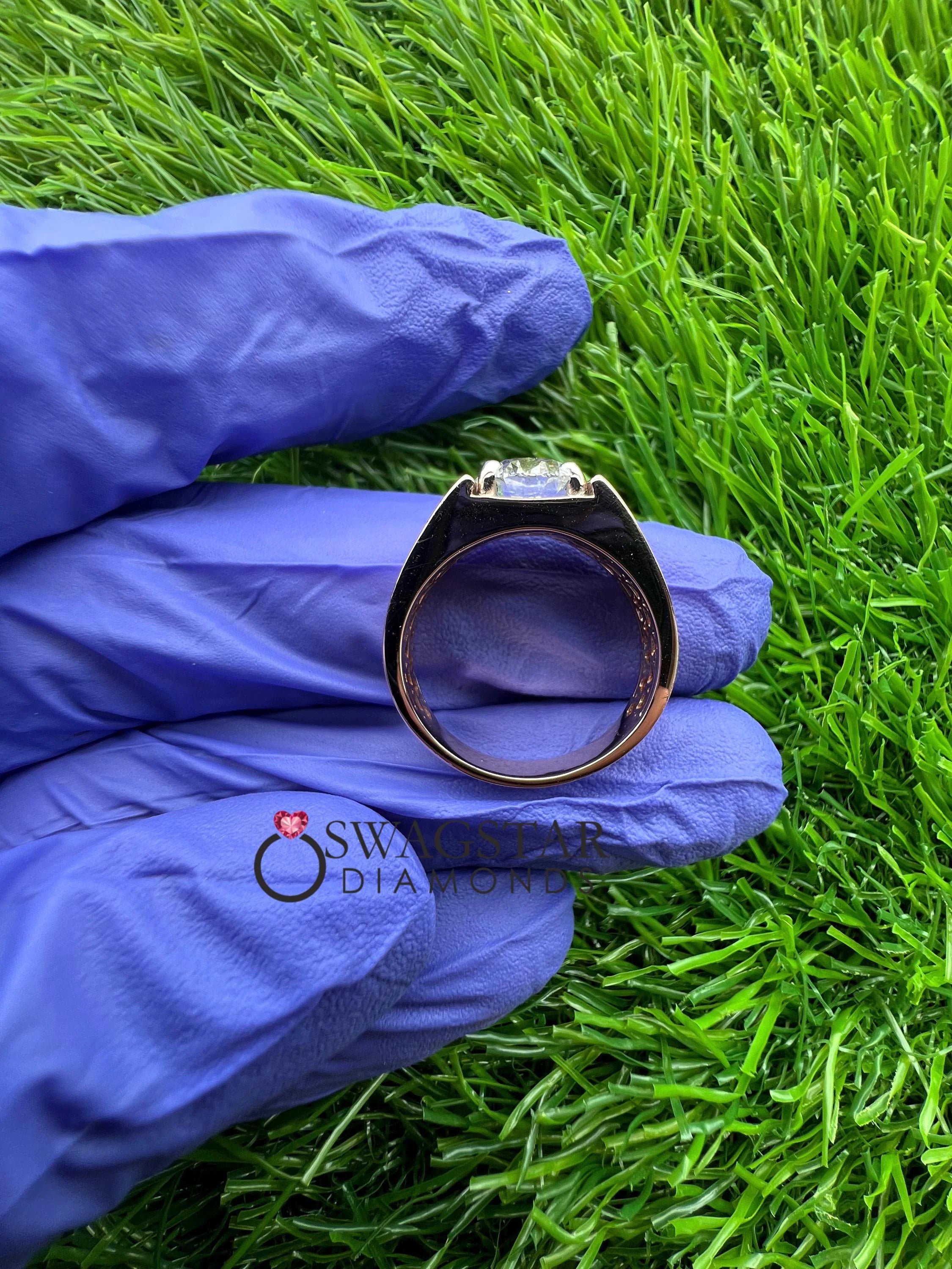 Lab Grown Diamond Mens Engagement Ring