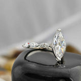 Lab Grown Diamond Moissanite Ring 
