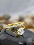 Lab Grown Diamond Open Cuff Ring
