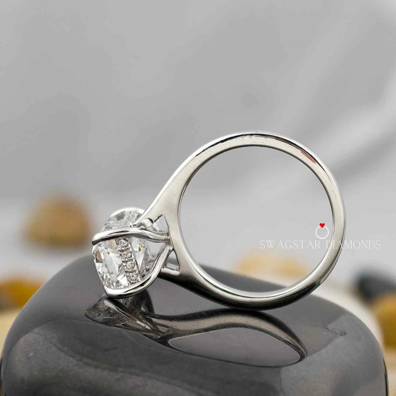 Lab Grown Diamond Solitaire Engagement Ring