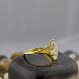 Lab Grown Diamond Solitaire Split Shank Ring
