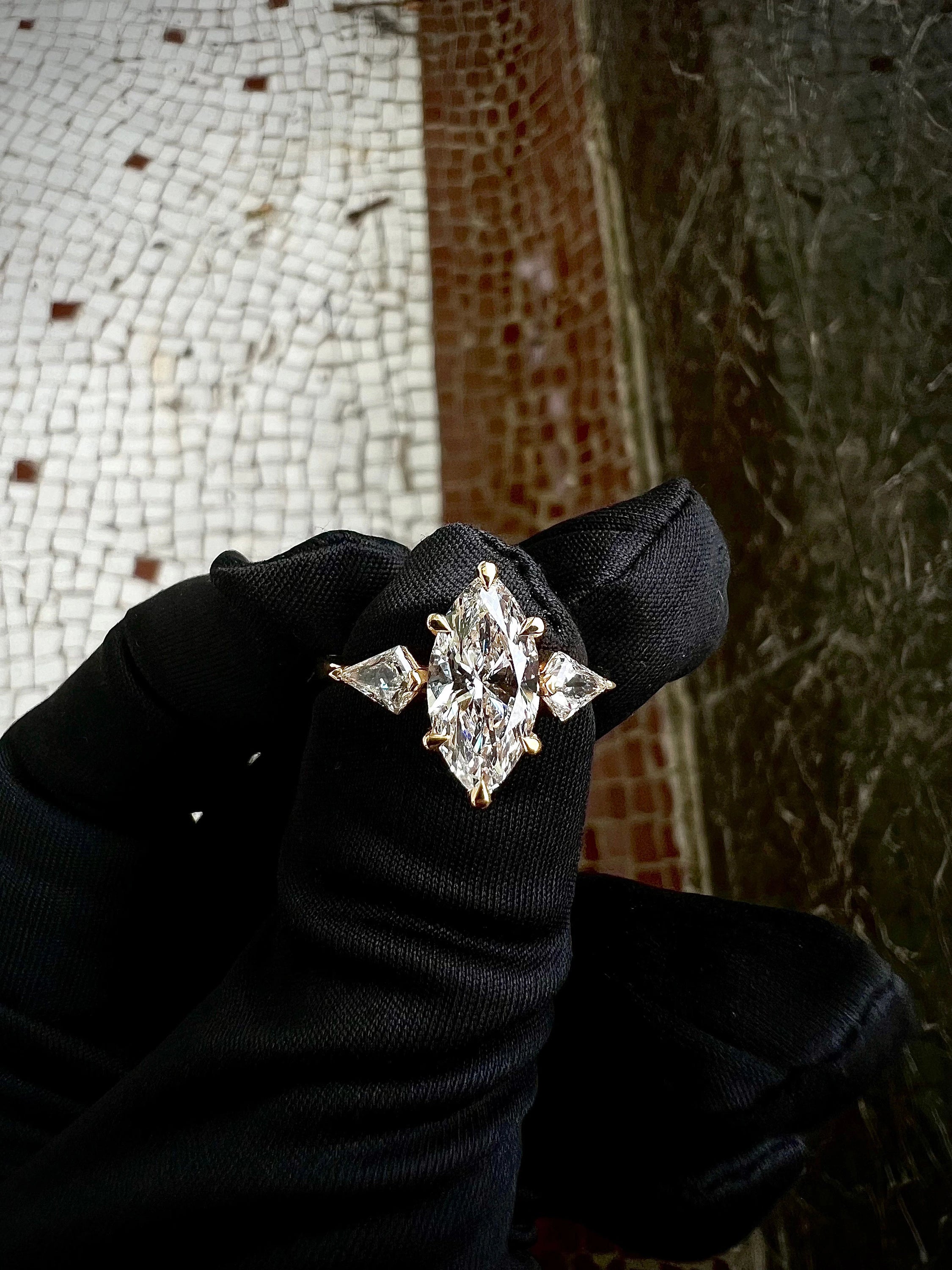 Lab Grown Diamond Three Stone Diamond Ring