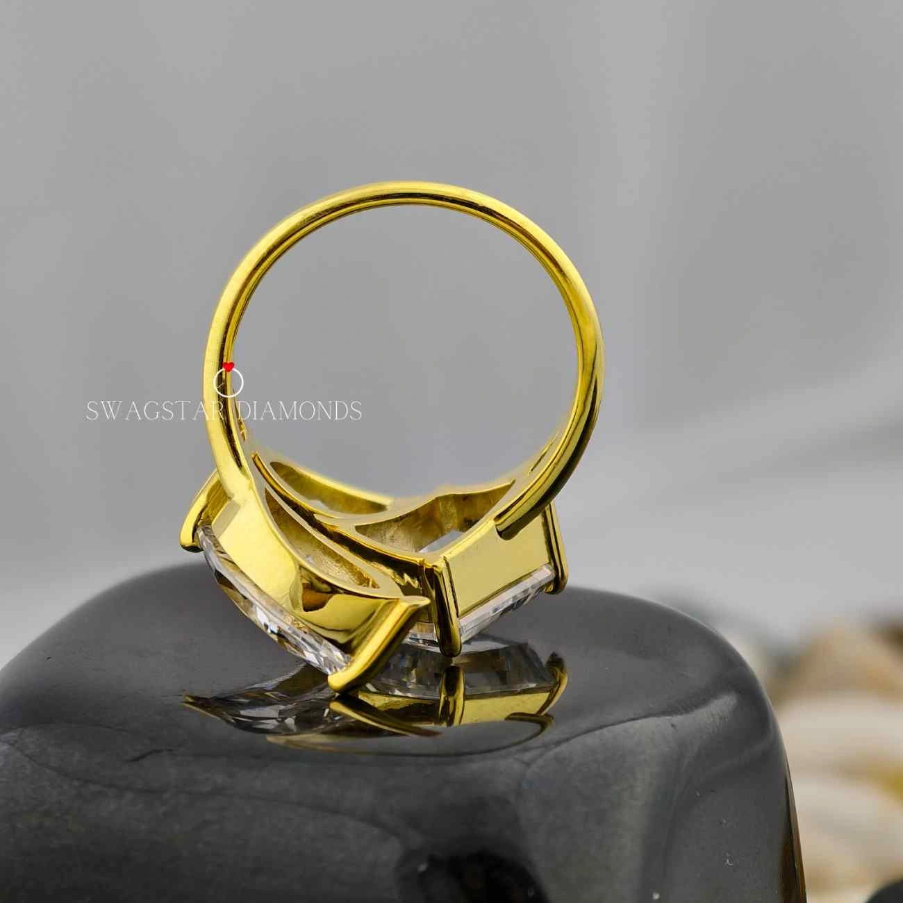 Lab Grown Diamond Three Stone Ring For Women