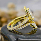 Lab Grown Diamond Women Wedding Ring Set