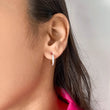 Lab Grown Hoop Earring
