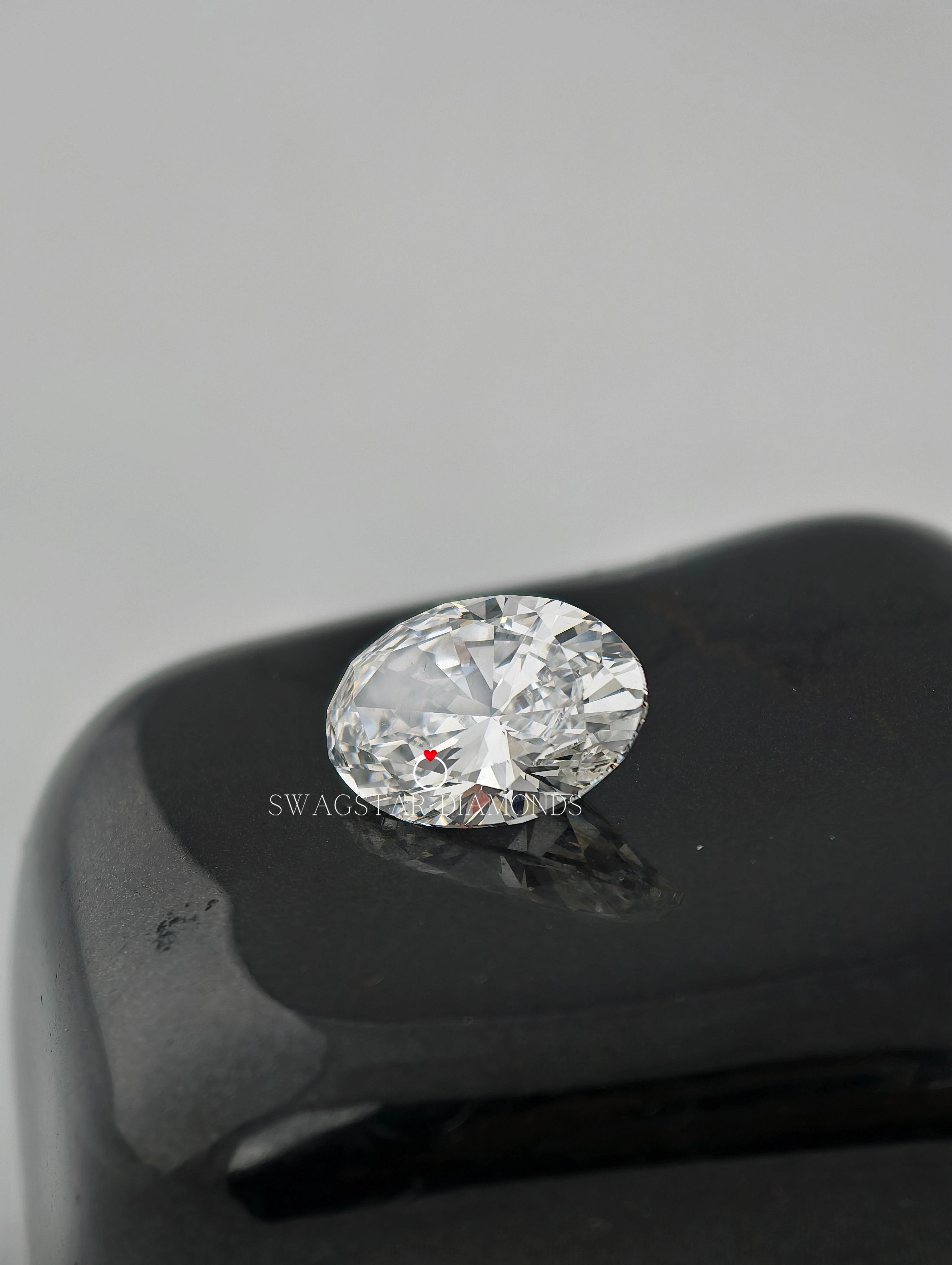 Loose Oval Cut Lab Diamond