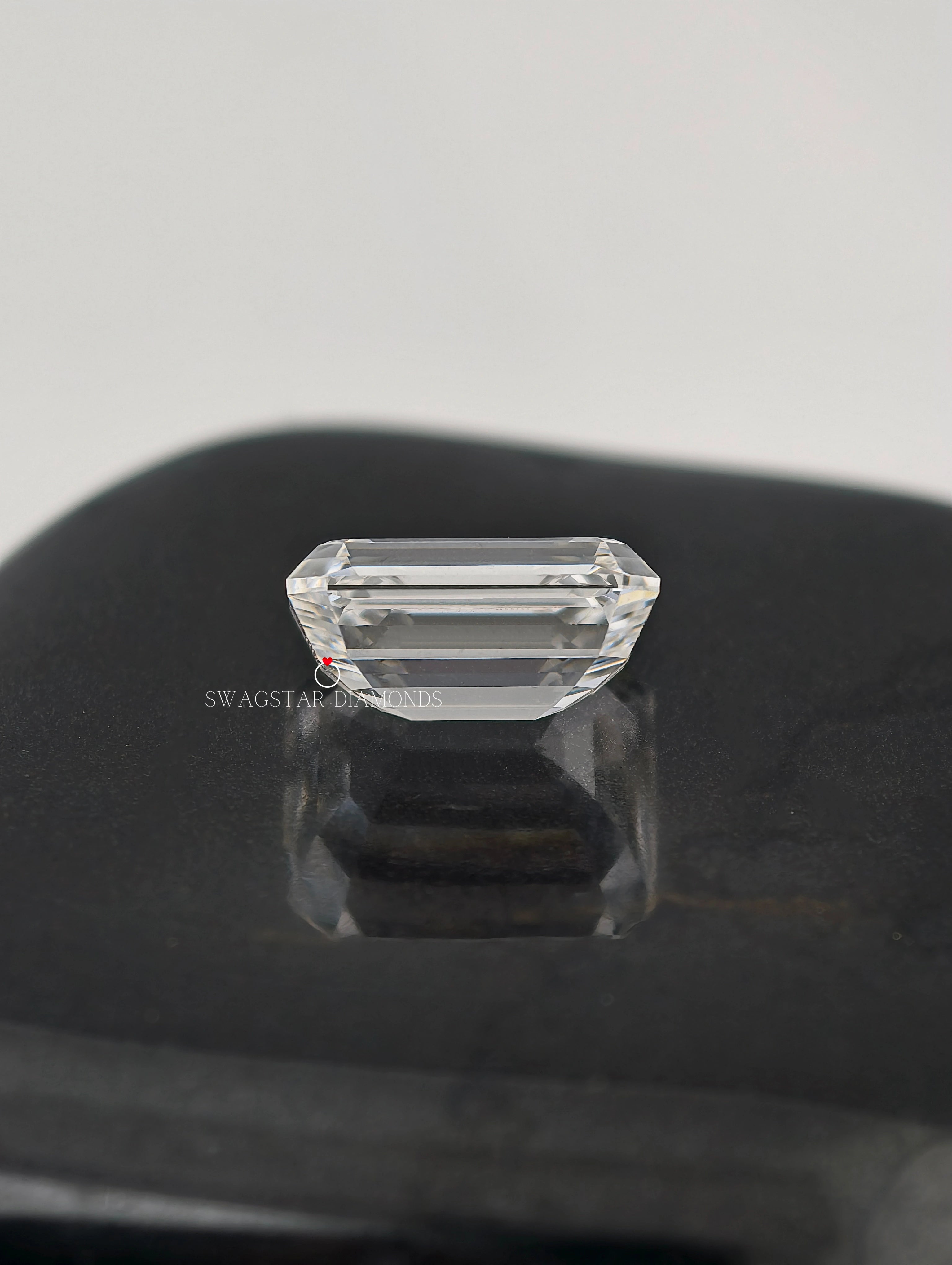 IGI Certified Emerald Cut Lab Grown Diamond 1.00 Carat To 5.00 Carat D to G Color VVS1 to VS2 Clairity