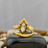Marquise And Kite Cut Engagement Ring