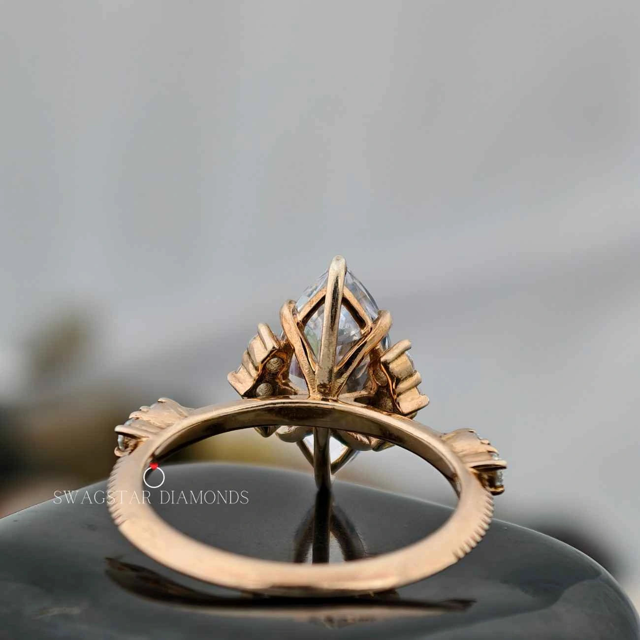 Marquise Cut Anniversary Ring