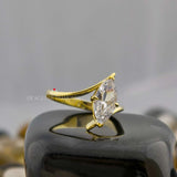 Marquise Cut Bypass Shank Ring