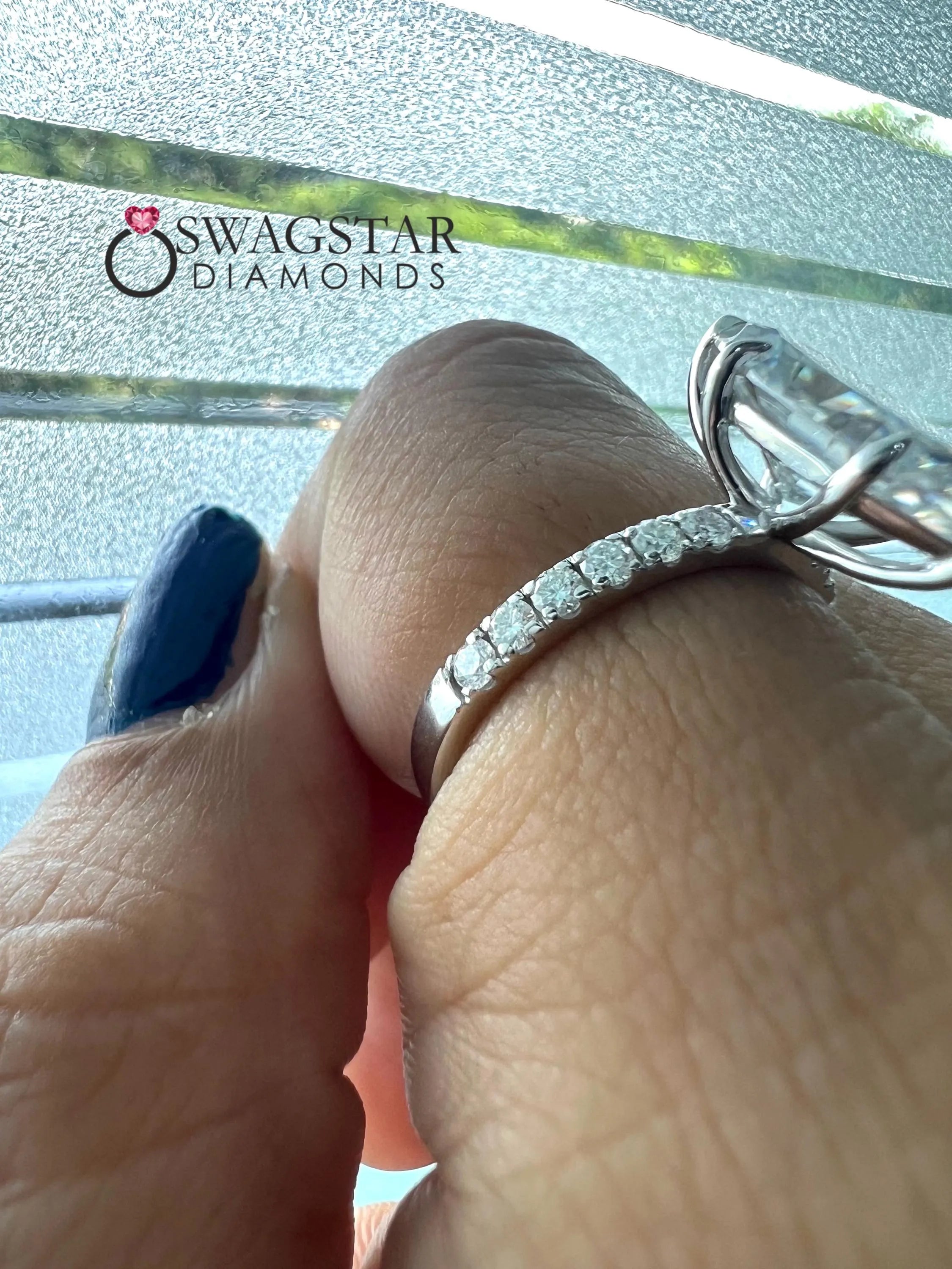 Marquise Cut Engagement Ring.