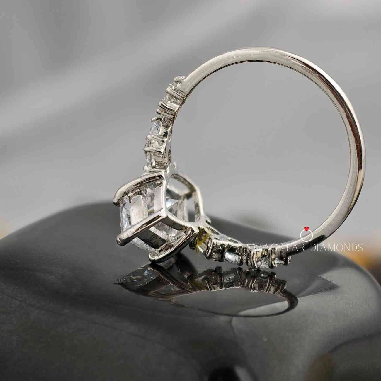 Marquise Cut Lab Created Diamond Ring