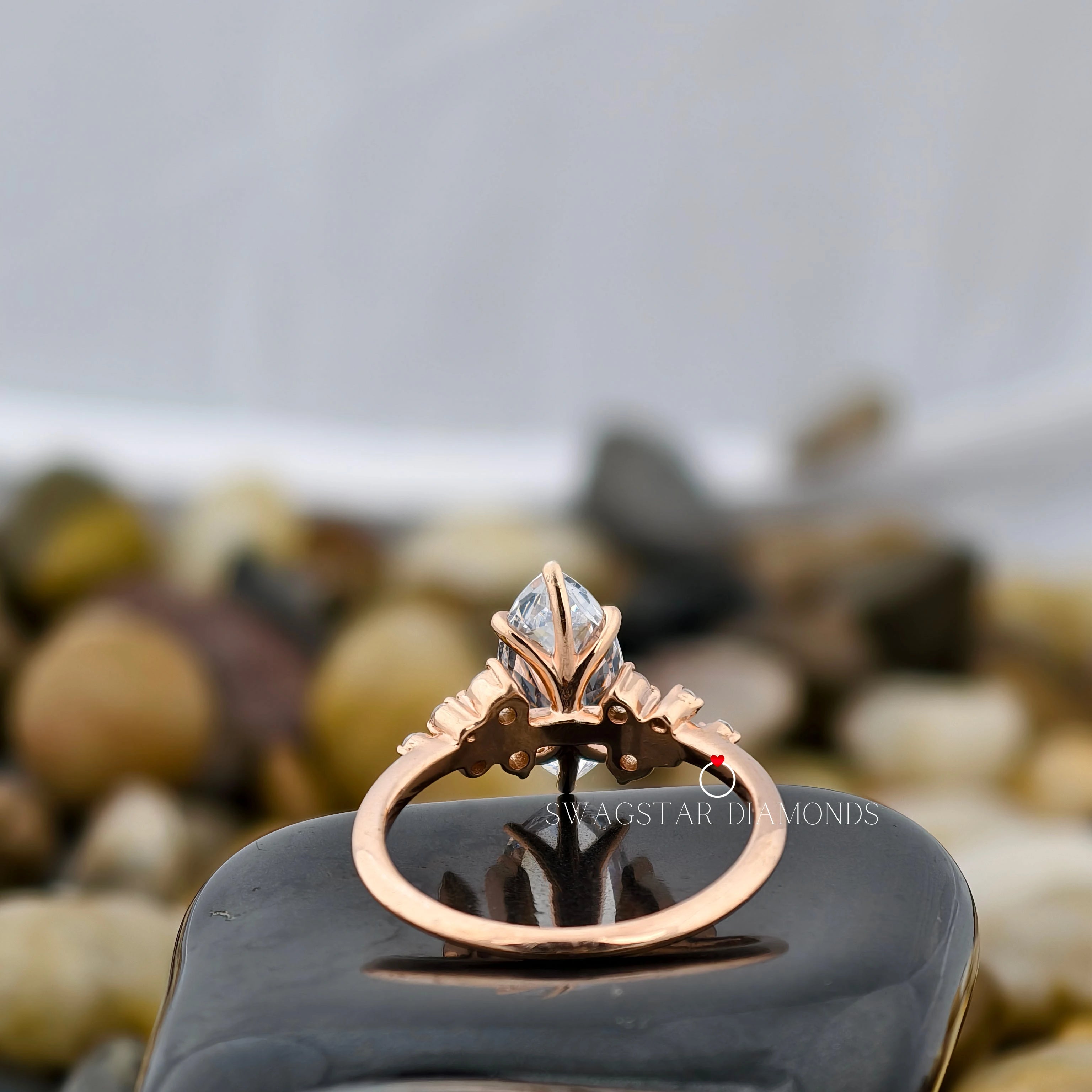 Marquise Cut Lab Diamond Rings