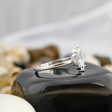 Marquise Cut Moissanite Ring