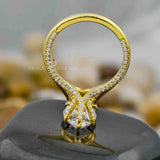 Marquise Cut Moissanite Solitaire Ring