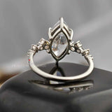 Marquise Cut Wedding Ring