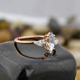Marquise Pear Cut Lab Grown Diamond Ring