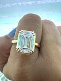 Mens Emerald Cut Statement Ring