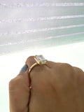 Mens and Womens Emerald Cut Statement Ring