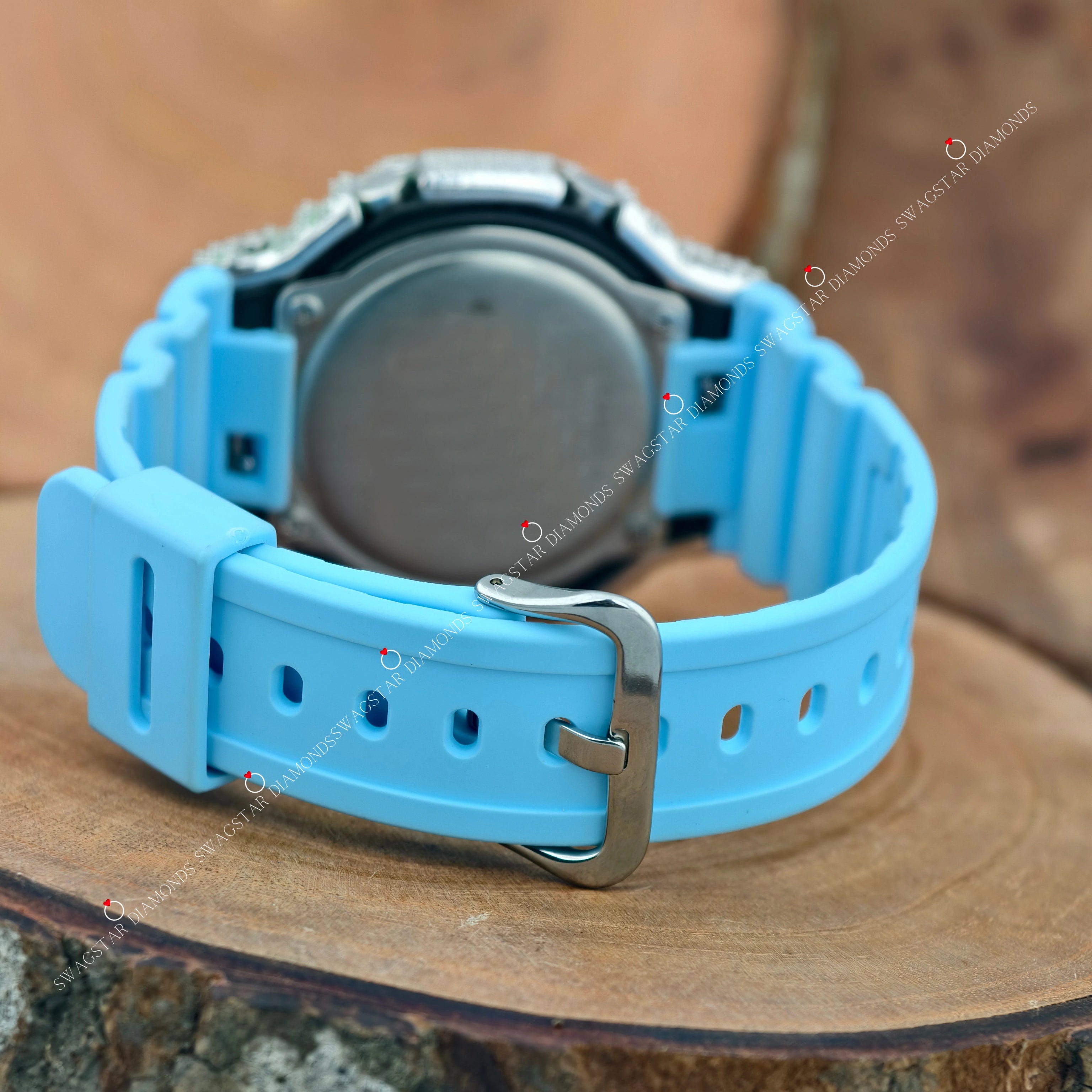 Minimal Bezel Dial Moissanite Watch