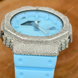 Minimal Bezel Dial Moissanite Watches For Men