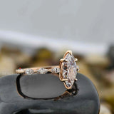 Moissanite Diamond Wedding Ring