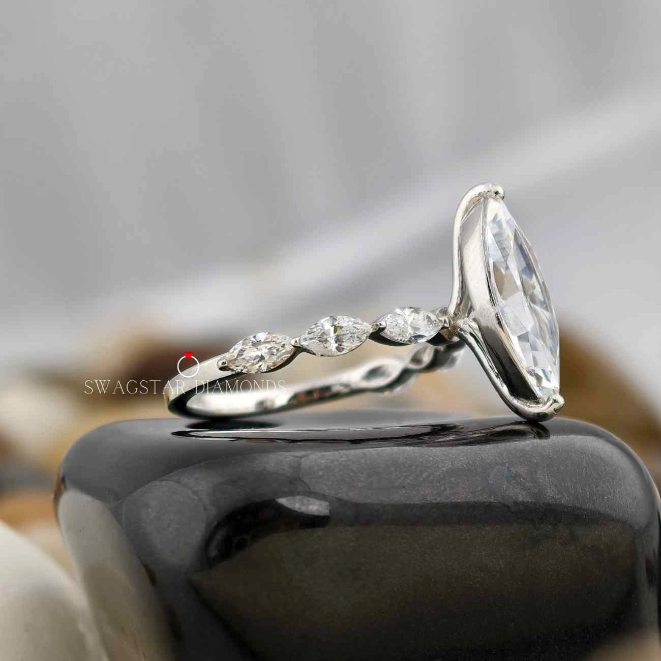 Moissanite Engagement Ring