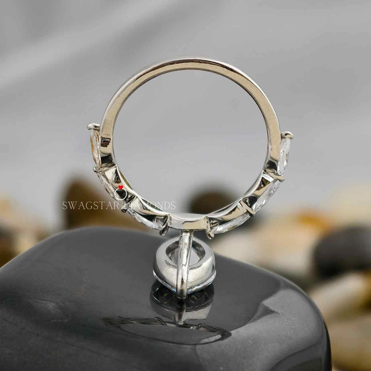 Moissanite Marquise Cut Ring