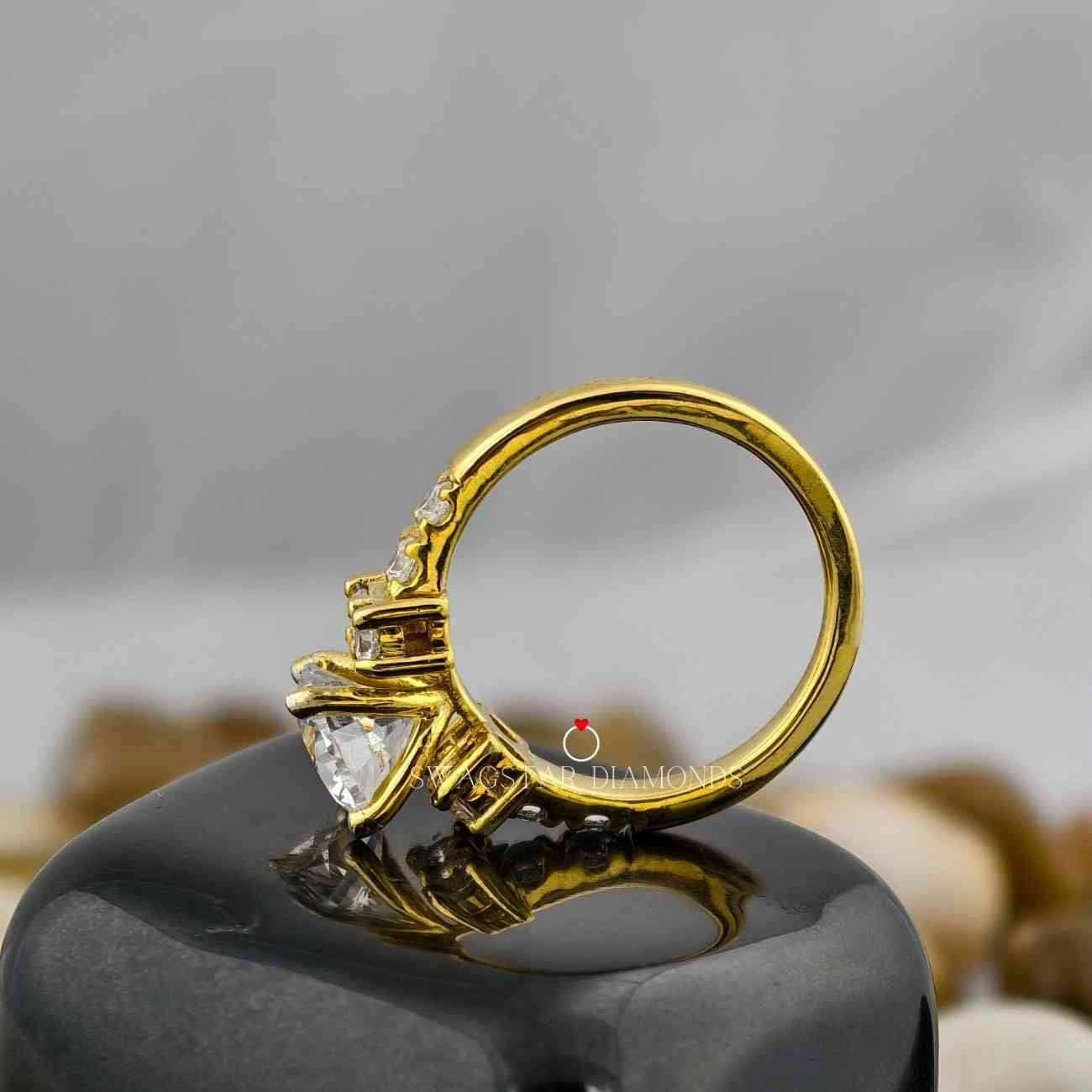 Moissanite Solitaire Engagement Rings