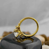 Moissanite Solitaire Engagement Rings