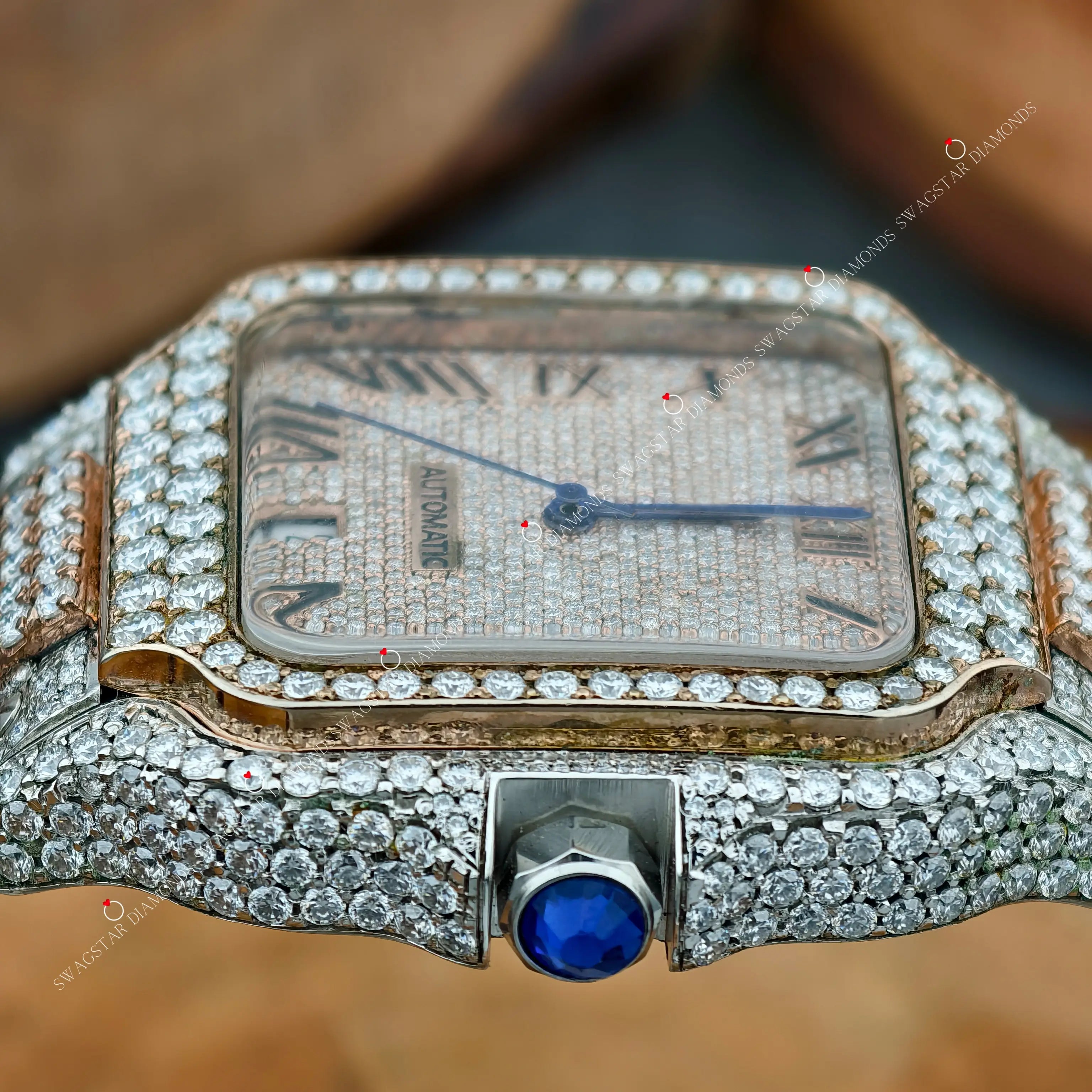 Moissanite Watch For Gift