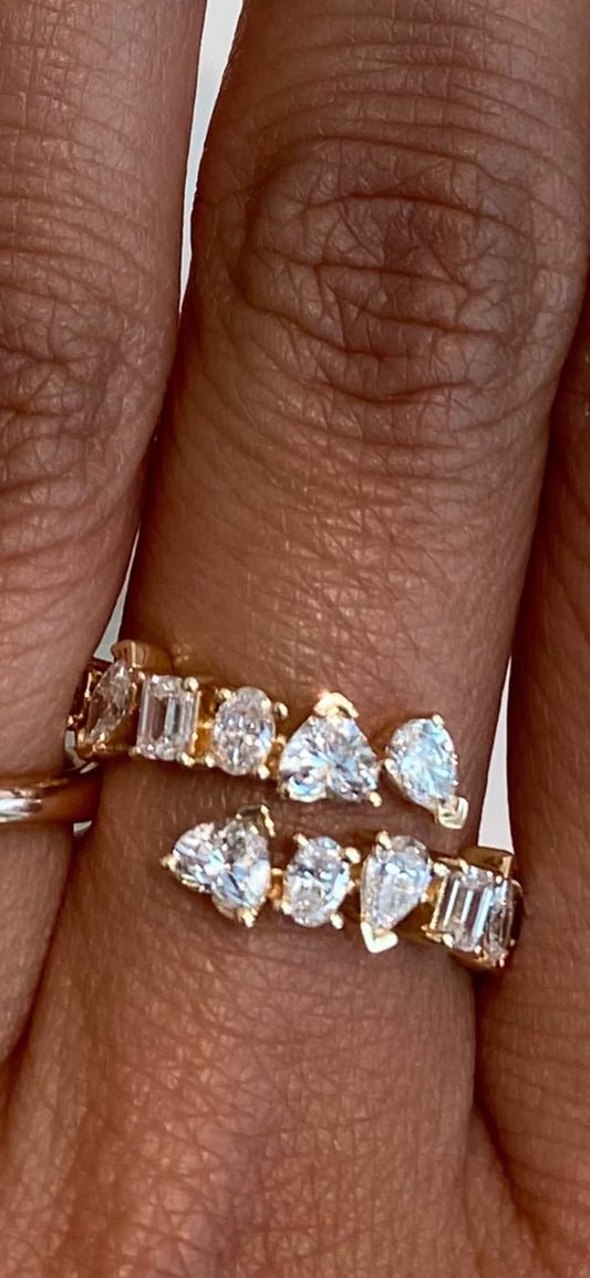Unique Lab Diamond Eternity Band (CUSTOM ORDER FOR SARINA)