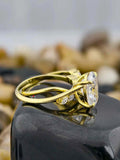 Oval Cut Bridal Ring