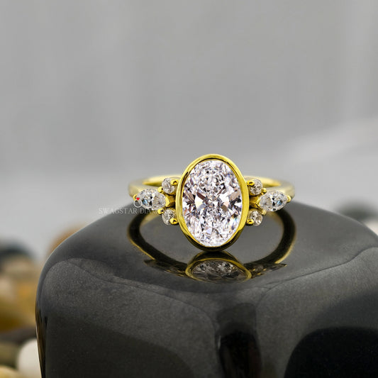 Oval Cut Diamond Ring 