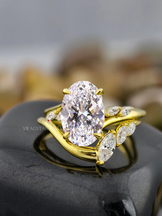 Oval Cut Lab Grown Diamond Ring