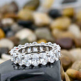 Oval Cut Lab Grown Eternity Band