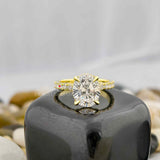 Oval Cut Pave Setting Ring