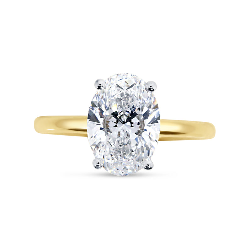 Oval Cut Solitaire Ring