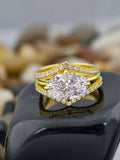 Oval Cut Wedding Bridal Set
