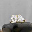 Oval Pear Cut Toi Et Moi Ring
