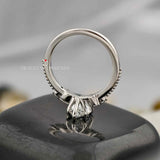 Pear Cut Art Deco Shank Ring
