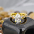 Pear Cut Diamond Band Ring