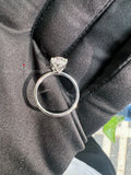 Pear Cut Lab Diamond Ring for Her.
