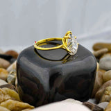 Pear Cut Ring Anniversary Gift For Women 