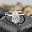 Pear Cut Solitaire Ring For Women