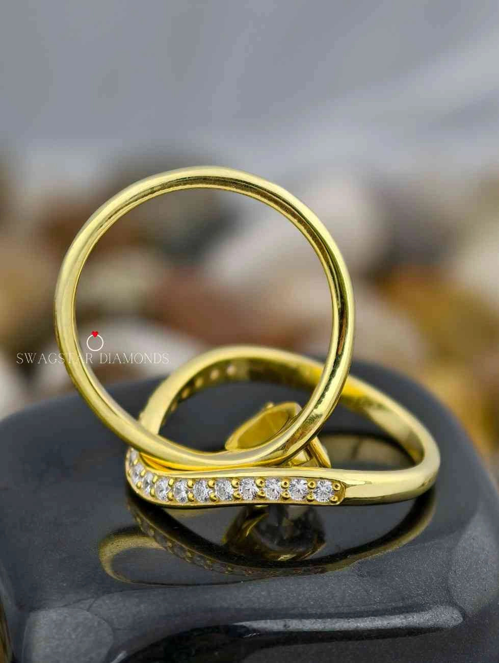 Pear Cut Wedding Ring For Her