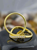 Pear Cut Wedding Ring For Her