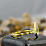 Pear Shape Trilogy Ring