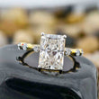 Radiant Cut CVD Diamond Ring 